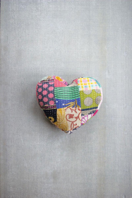 HEART SHAPE - KANTHA PILLOW