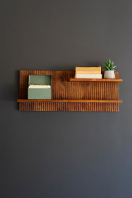 TAMBOUR WOOD SHELF