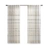 Cotton Printed Curtain Panel with tassel trim and Lining(Only 1 Pc Panel)