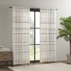 Cotton Printed Curtain Panel with tassel trim and Lining(Only 1 Pc Panel)