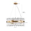 23.6 Inches Luxury Chandeliers Crystal Living Room Bedroom Decorative Lights Simple Modern Dining Room LED Lighting,for Home Decor (Bulbs Not Included