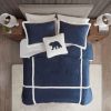 Plush to Sherpa Comforter Set