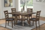 Transitional Style Unique Back Design Set of 2pc Wooden Side Chairs Brown Finish Dining Room Furniture