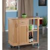 Douglas Utility Kitchen Cart; Natural