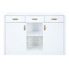 ACME Paxley Server, White High Gloss Finish DN01612