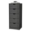 Dillon 5 Narrow Drawer Dresser, Tall Chest of Drawers