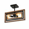 US Rustic Farmhouse Chandelier Light Fixture Pendant Lamp Ceiling Lighting greatcda (2934)