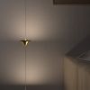 Marble Brass LED Floor Light, 3-Head Flexible Floor Lamp, 3000K ambient light for bedroom living room