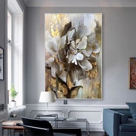 Handmade Flower Oil Painting On Canvas Wall Art Decoration Modern Abstract PictureLiving Room Hallway Bedroom Luxurious Decorative Painting (style: 1, size: 150x220cm)