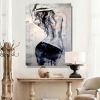 Handmade Hand Painted Oil Painting Wall Modern Abstract Painting Canvas Nude Lady Painting Home Entryway Living Room Bedroom Luxurious Decoration Pain