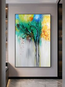 Modern Park Landscape Oil Painting Leonid Afremov Abstract Canvas Painting Wall Art Poster Prints Living Room Home Decor (size: 100x150cm)