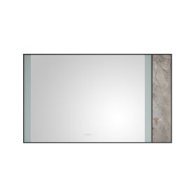 60 x 36Inch LED Mirror Bathroom Vanity Mirror with Back Light (Color: as Pic)