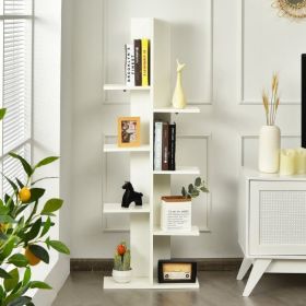 Open Concept Plant Display Shelf Rack Storage Holder (Color: White)