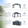 Double Roof Sunshade Gazebos (Powder Coated)-kk outdoor