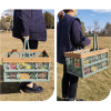 Picnic Basket Shopping Travel Camping Grocery Bags