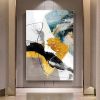 Handmade Abstract Gold Oil Painting On Canvas Wall Art Decoration Modern Picture For Home Decor