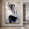 Handmade Hand Painted Oil Painting Wall Modern Abstract Painting Canvas Nude Lady Painting Home Entryway Living Room Bedroom Luxurious Decoration Pain